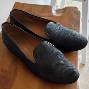 Stubbs & Wootton Textured Black Loafers sz 9.5
